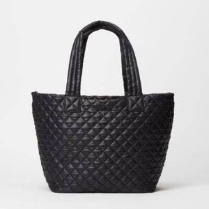 MZ Wallace Black Medium Metro Tote Deluxe